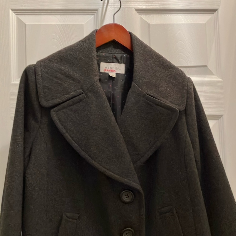 Short Swing Wool/poly blend Winter Coat